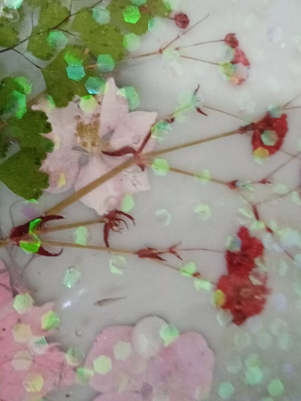 PRETTY HANDMADE TRAY - Picture 2 of 2